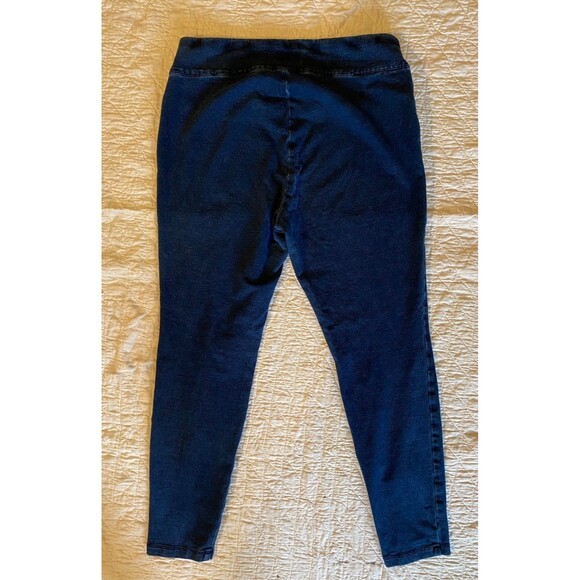 Style & Co Jeggings Leggings Dark Blue Sz Petite Large + Stretch Cropped - Picture 4 of 10